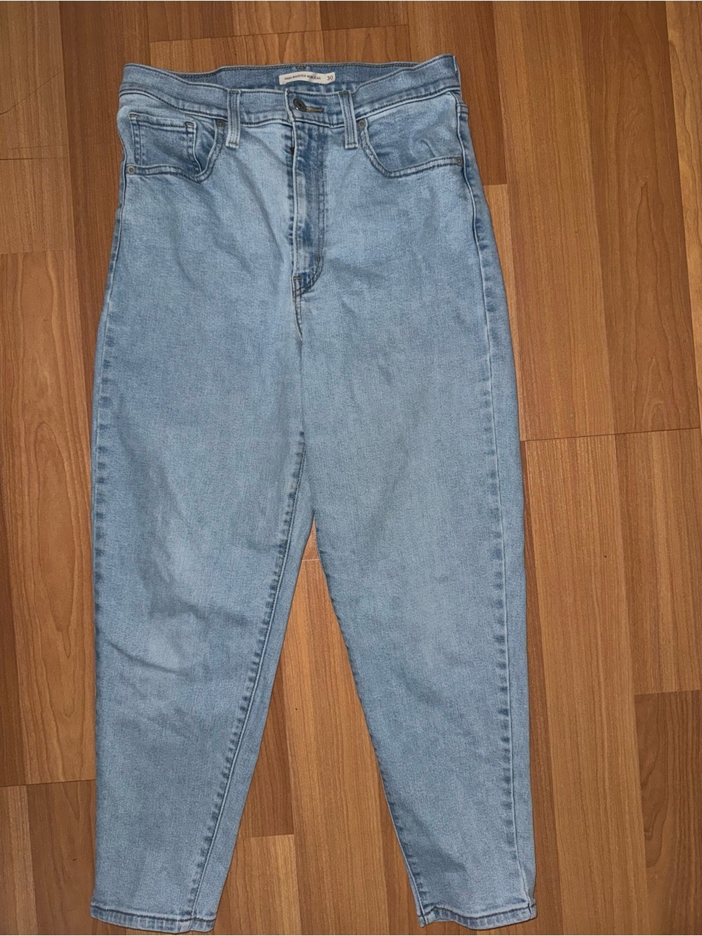 Levi's Vintage-Inspired High-Rise Light Wash Jeans